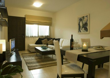 Living Room at Georgos Complex Apartments 