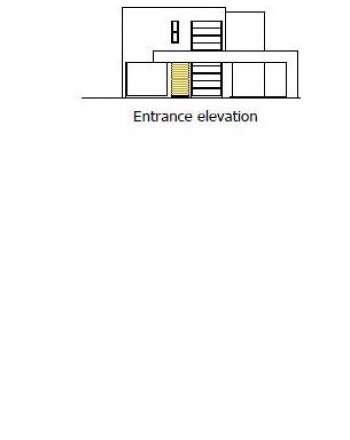 Entrance elevation